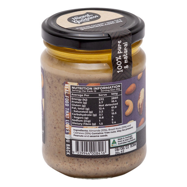 ABC Almond, Brazil & Cashew Spread Side