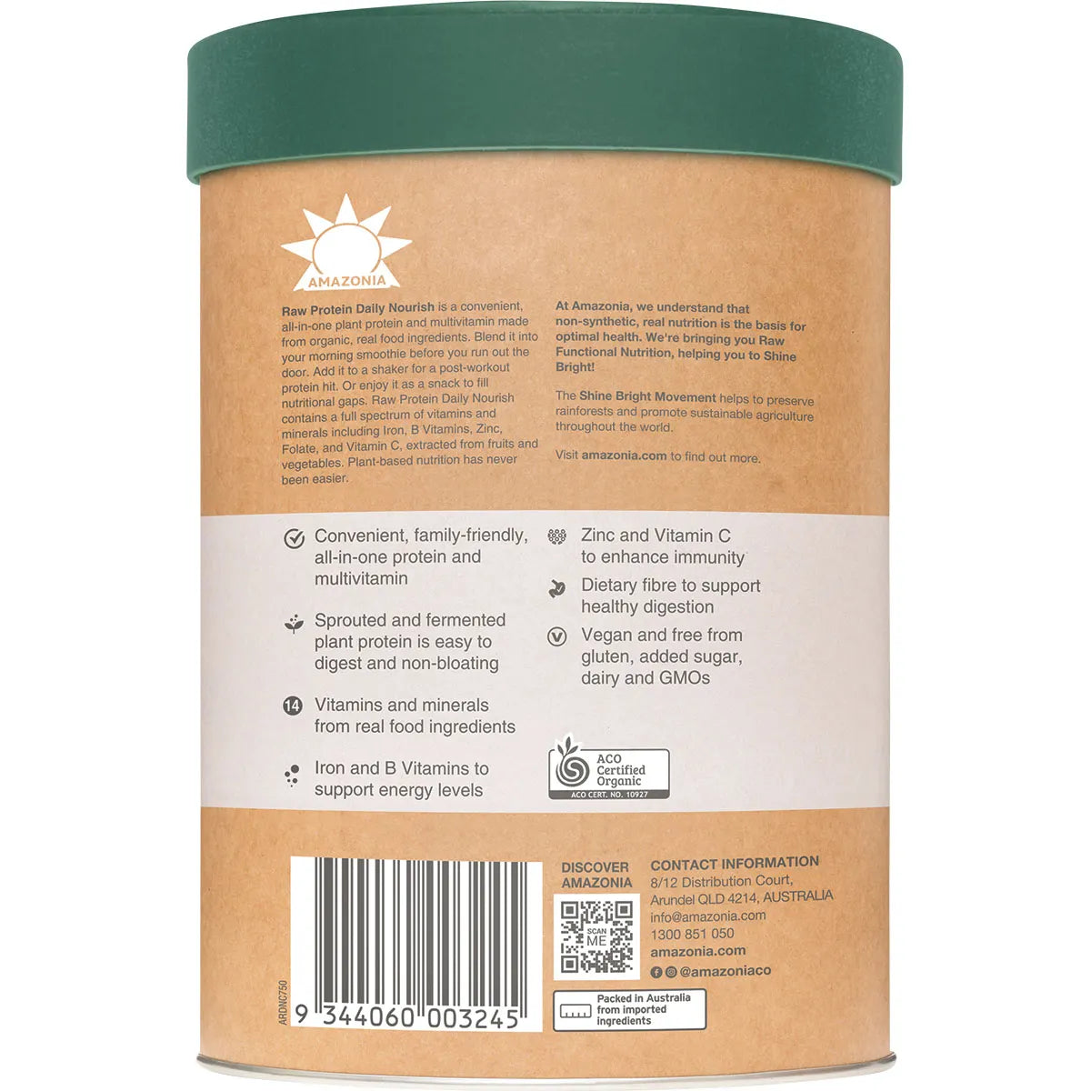 Amazonia
Raw Protein Daily Nourish Chocolate 750g