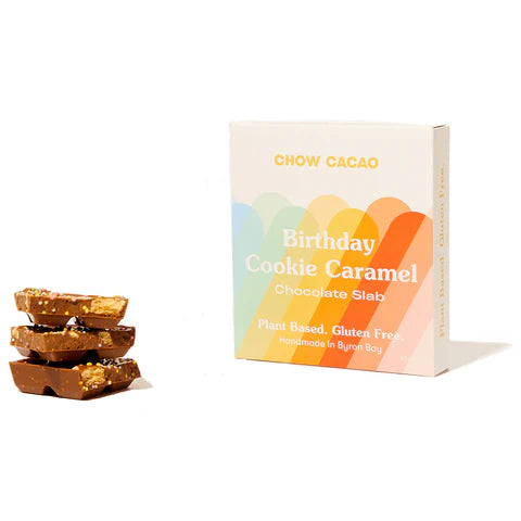 Birthday Cookie Caramel Chocolate Slab 80g