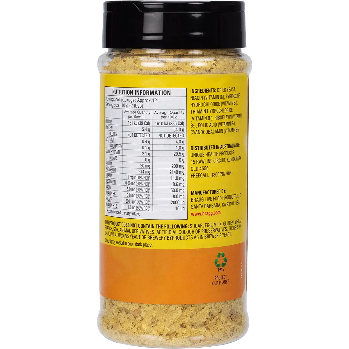 Bragg
Seasoning Nutritional Yeast 127g