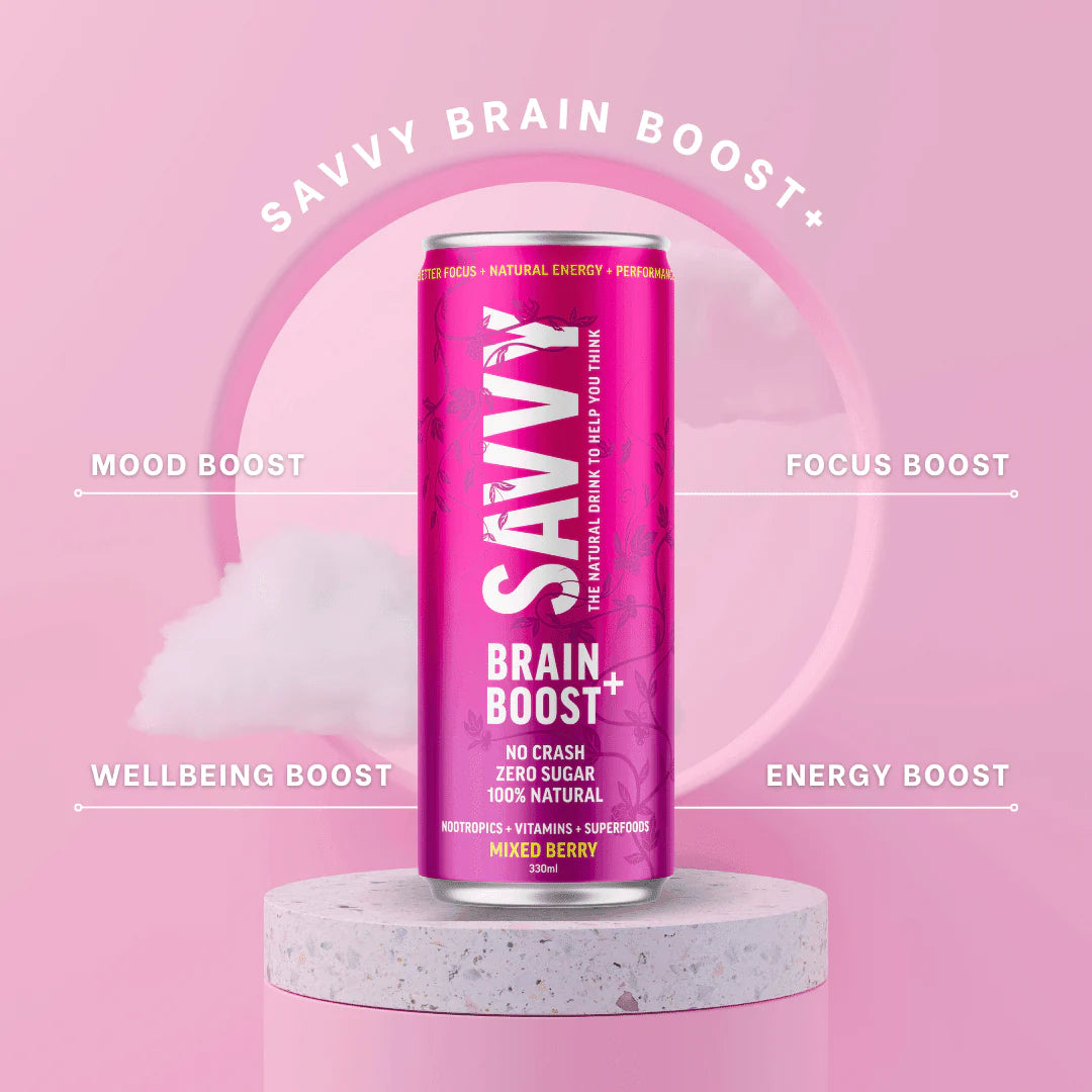 Brain Boost + Nootropic Drink Mixed Berry 330ml