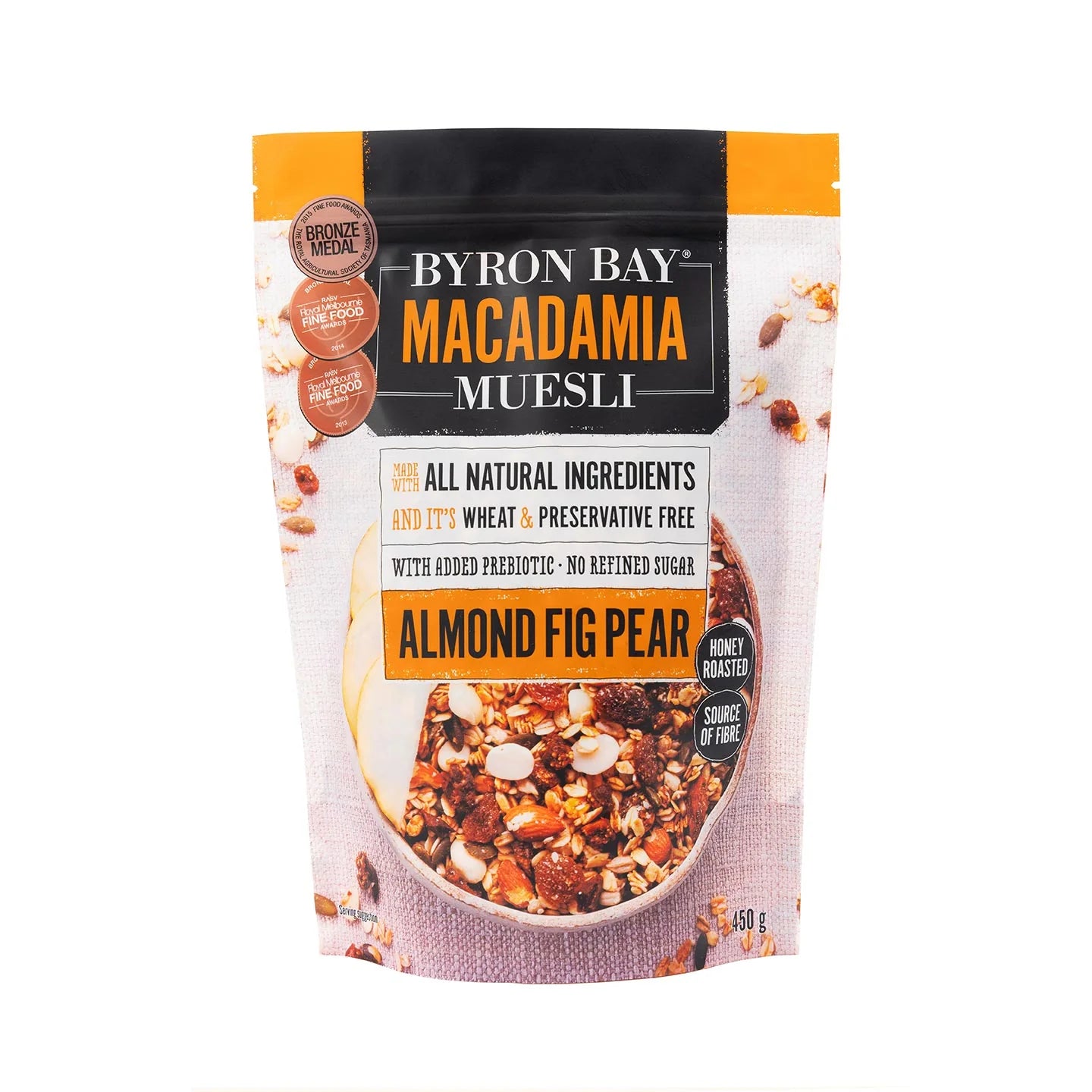 Byron Bay Macadamia Muesli
Muesli Almond Fig & Pear 900g