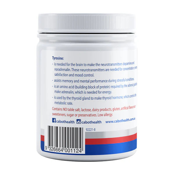 Cabot Health Tyrosine Pure 125g