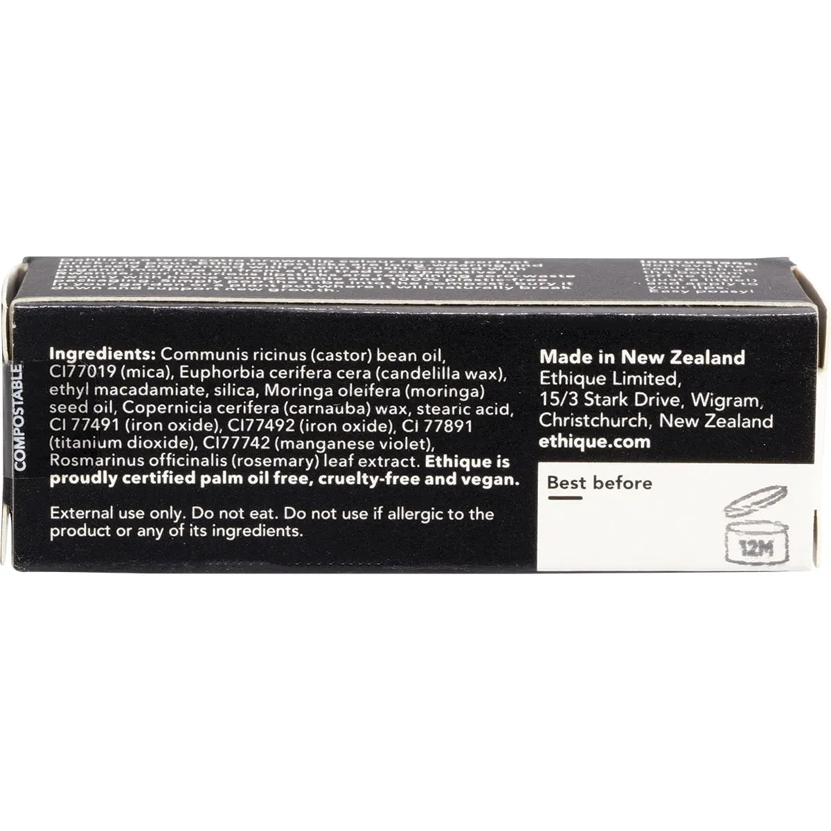 Ethique
Lipstick Dahlia Terracotta Brown 8g