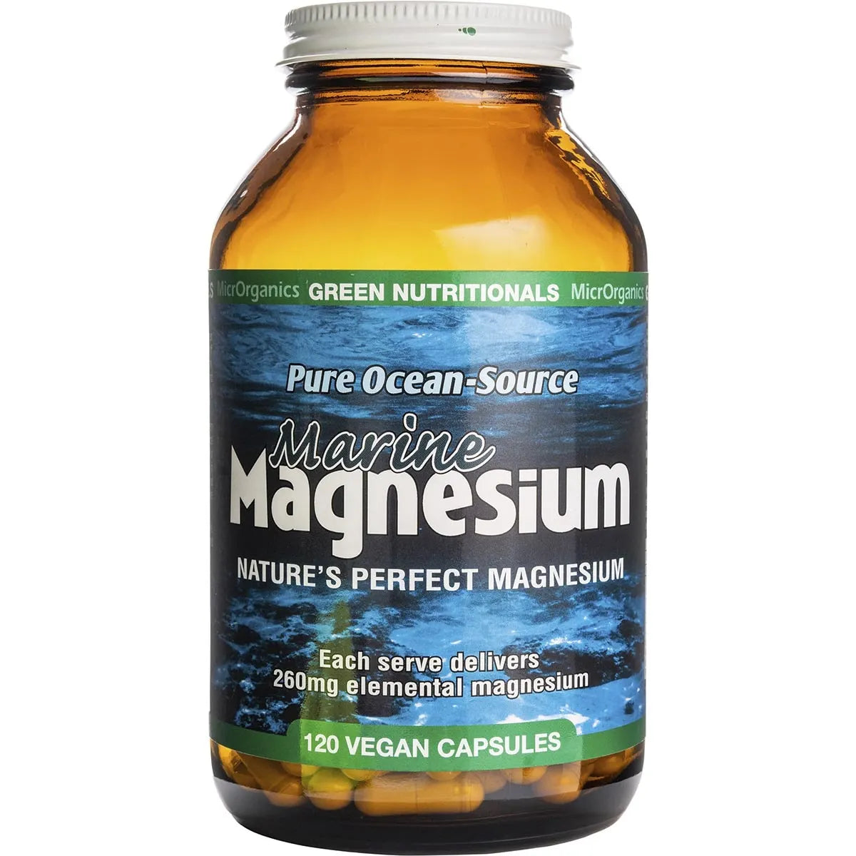 Marine Magnesium Vegan Capsules 260mg 120 Caps1