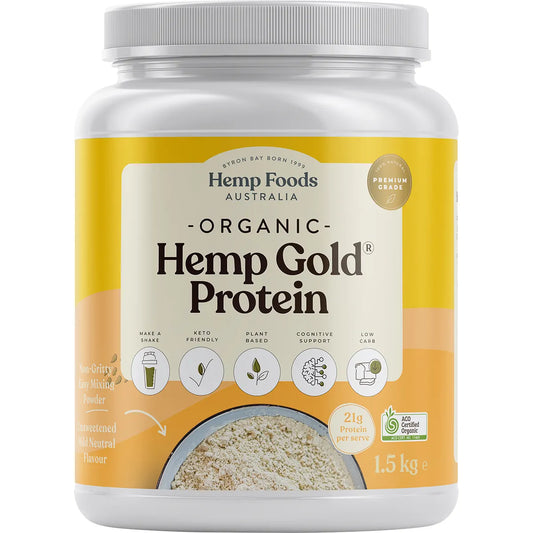 Hemp Foods Australia
Organic Hemp Gold Protein 1.5kg