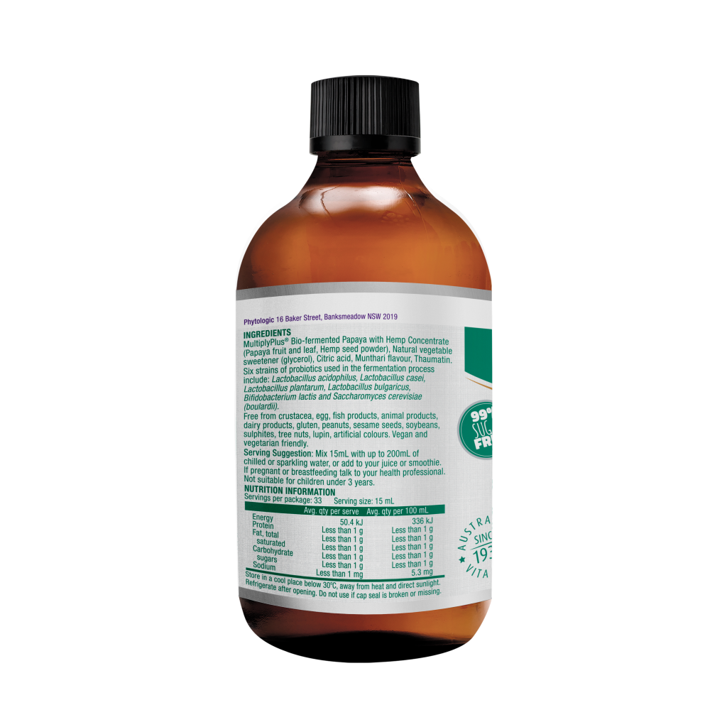 Bio-Fermented Hemp Concentrate 500ml side