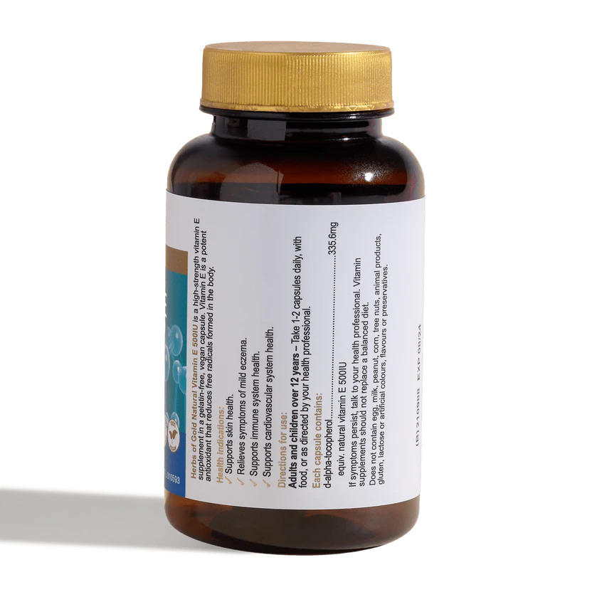 Natural Vitamin E 500IU 100c4