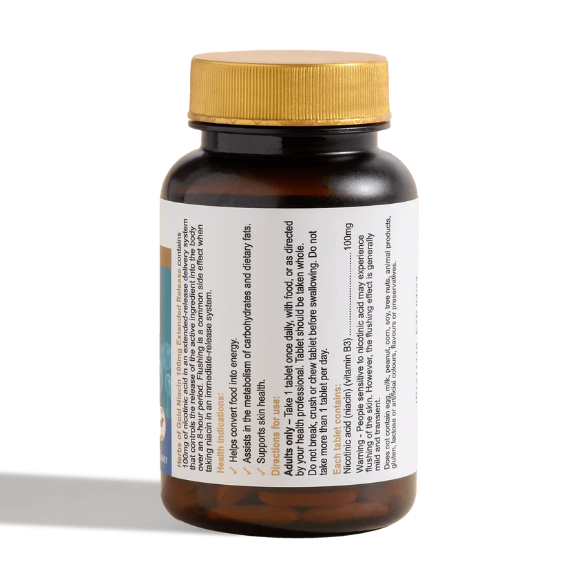 Niacin 100mg Extended Release 60t4