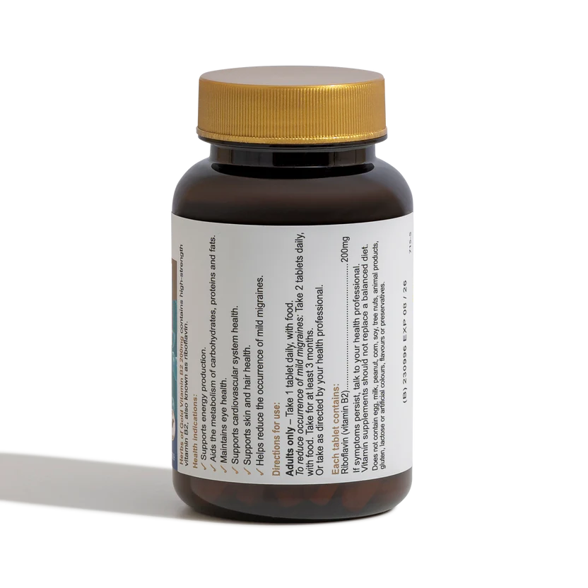 Herbs of gold Vitamin B2 200mg 60t