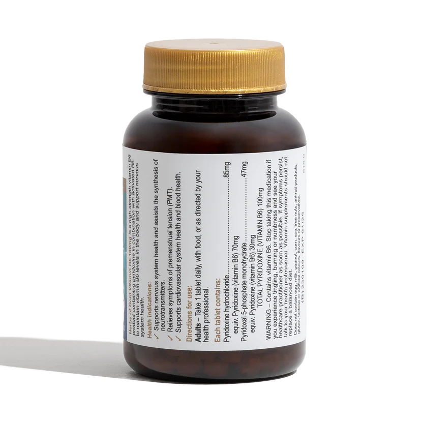 Herbs of gold Vitamin B6 100mg 60t
