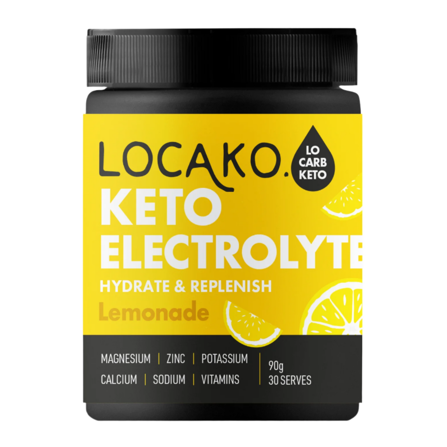 Locako
Keto Electrolytes Lemonade 90g