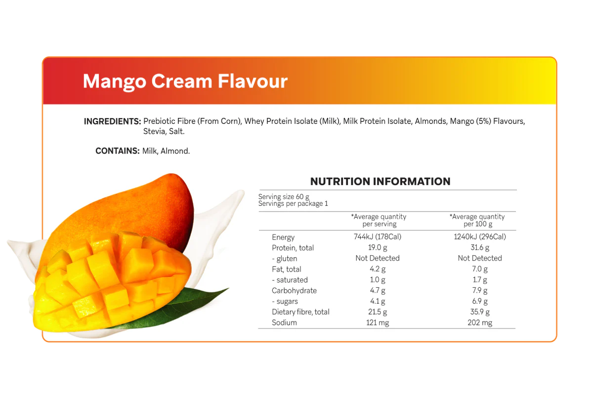 Mango Cream Protein Bar 60g