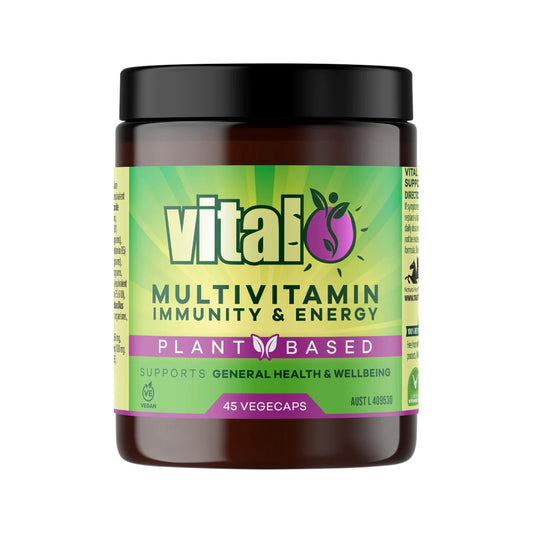 Vital Plant Based Multivitamin (Immunity + Energy) 45vc