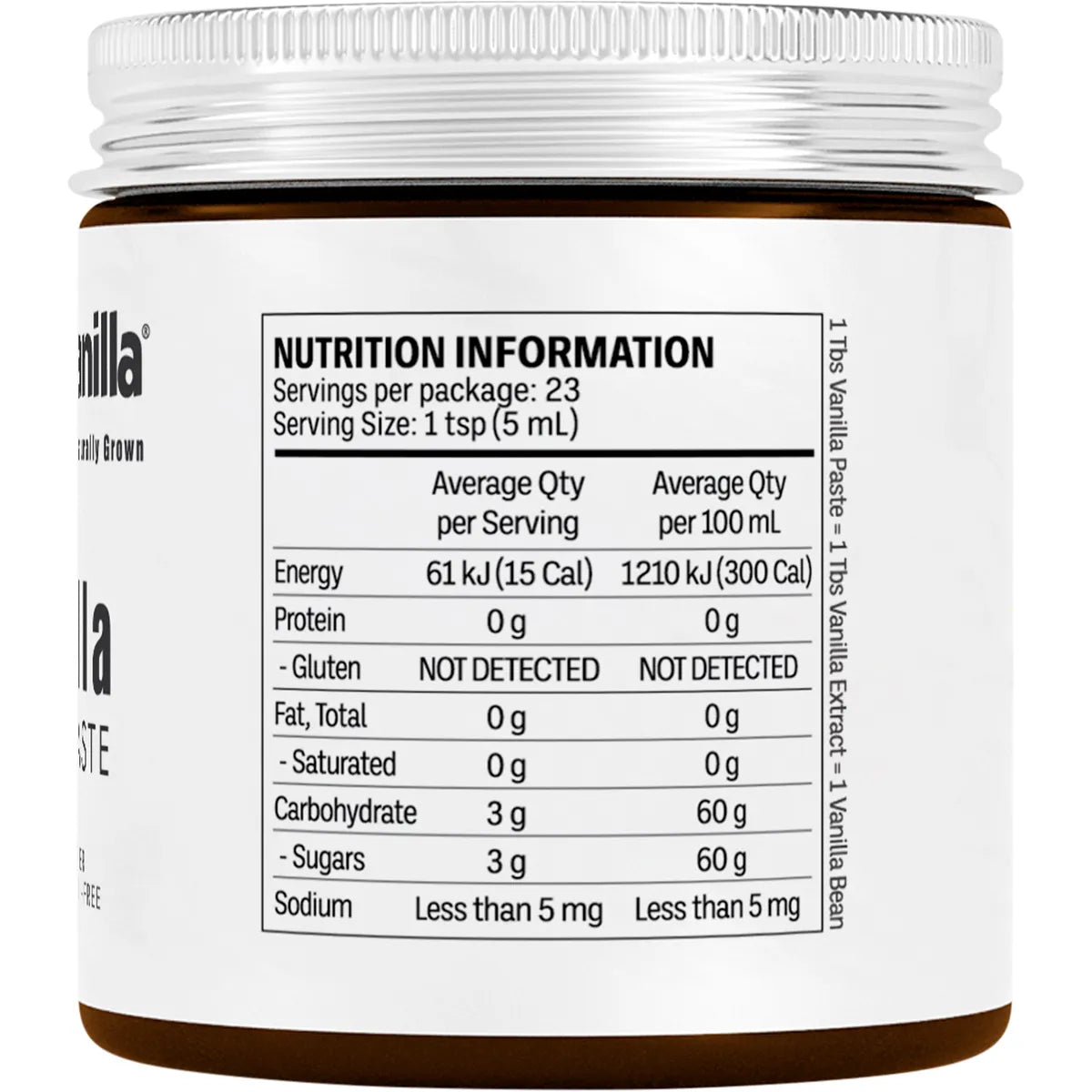 Native Vanilla
Vanilla Bean Paste 118ml
