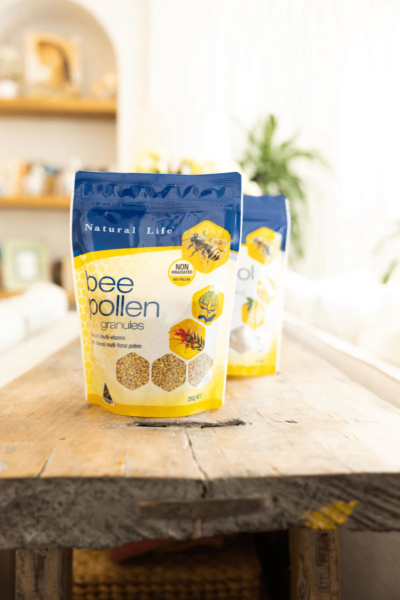 Australian Bee Pollen Granules (Non Irradiated) background
