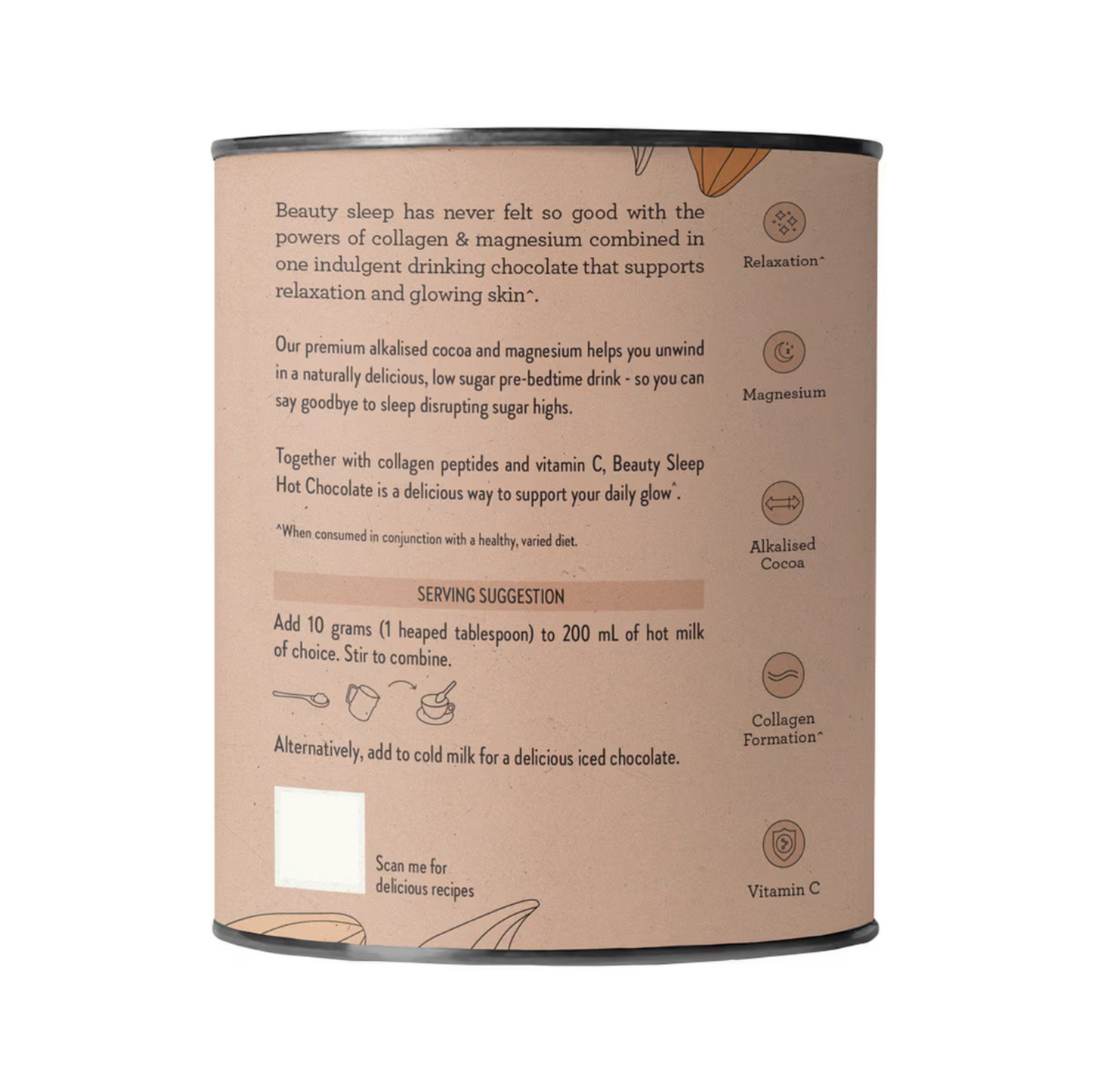 Nutra Organics Beauty Sleep Hot Chocolate 200g
