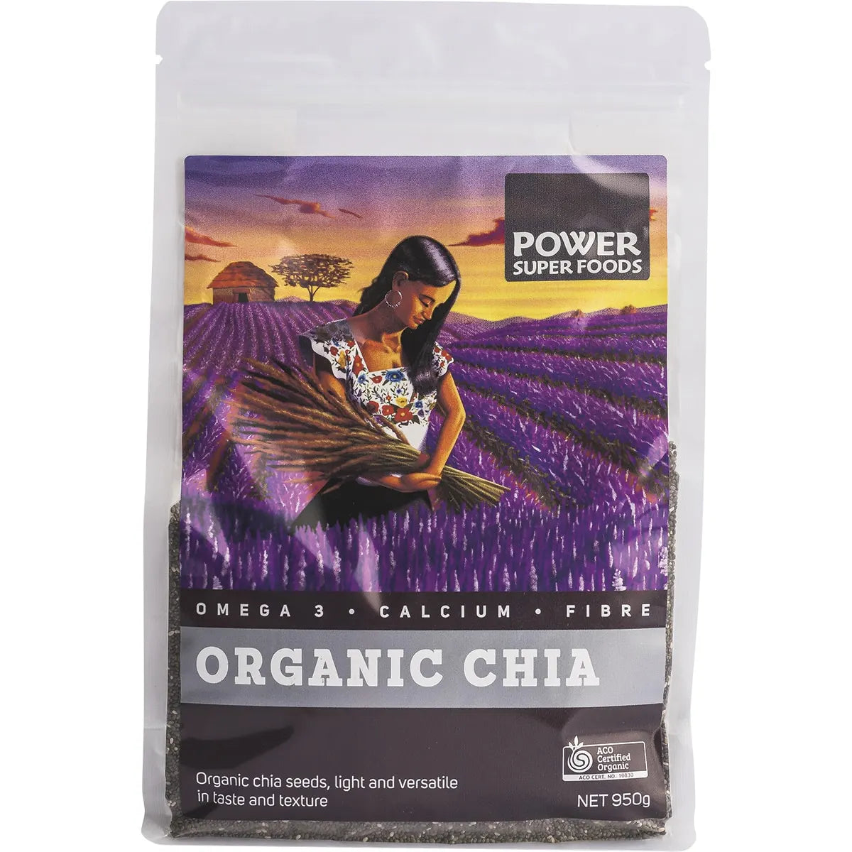 Chia Seeds Certified Organic 950g1