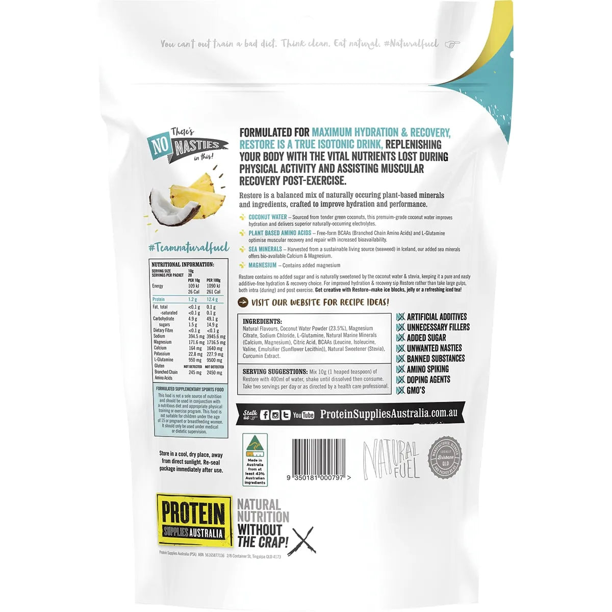 Restore Hydration Recovery Drink Tropical 200g