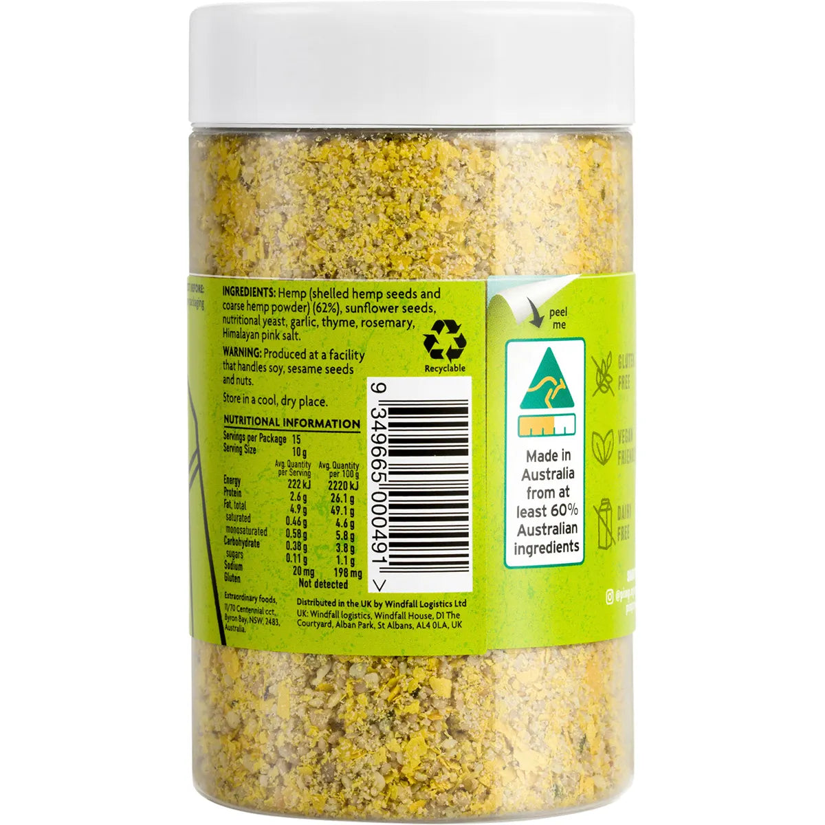 Pimp My Salad
Hemp Parmesan 150g