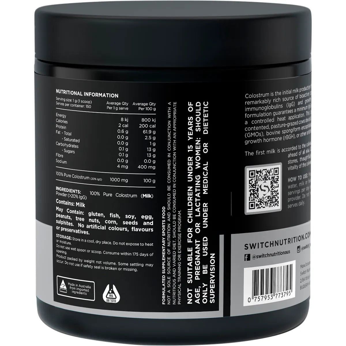 Colostrum 100% Pure Colostrum Powder 150g2