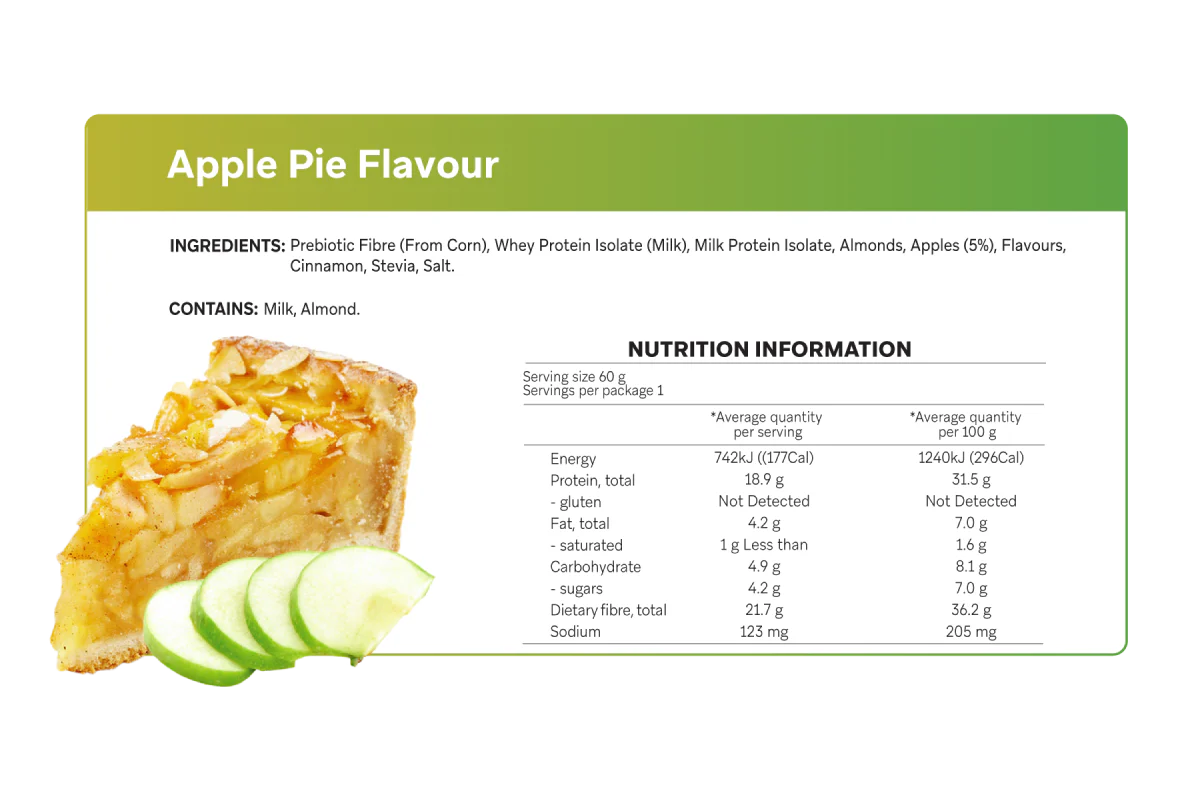 Apple Pie Flavour Protein Bar 60g