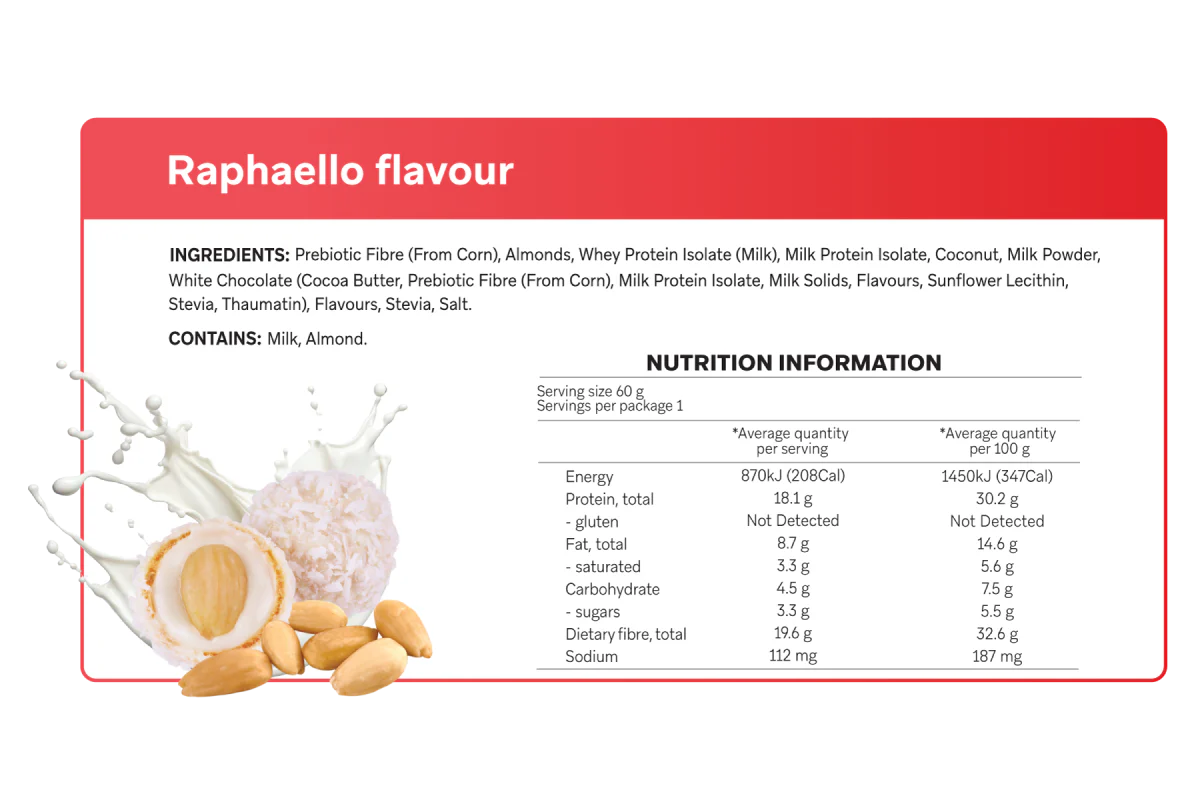 Raphaello Flavour Protein Bar 60g