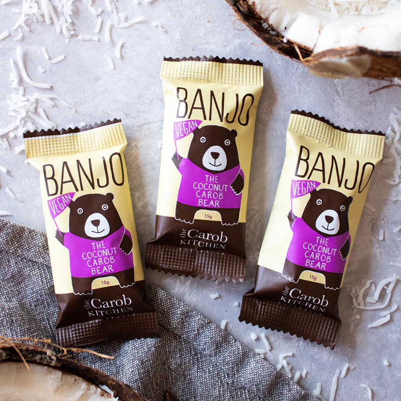 The Carob Kitchen
Carob Banjo Bear Vegan Coconut 15g