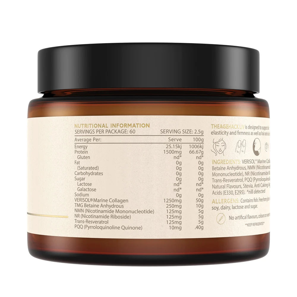 Theagehack LIV Natural Berry Flavour 150g