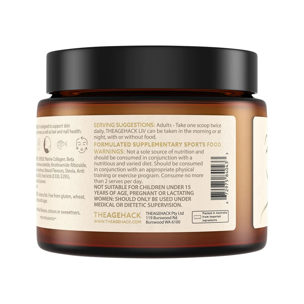 Theagehack LIV Natural Berry Flavour 150g