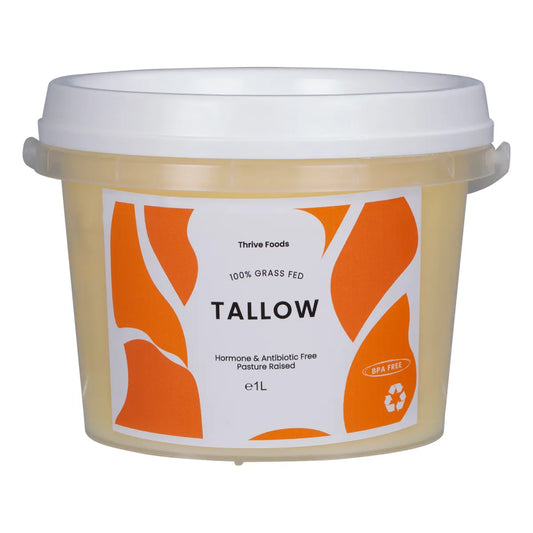 Thrive Tallow
100% Grass Fed Tallow 1L