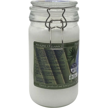 100% Pure Certified Organic Virgin Coconut Oil 1L