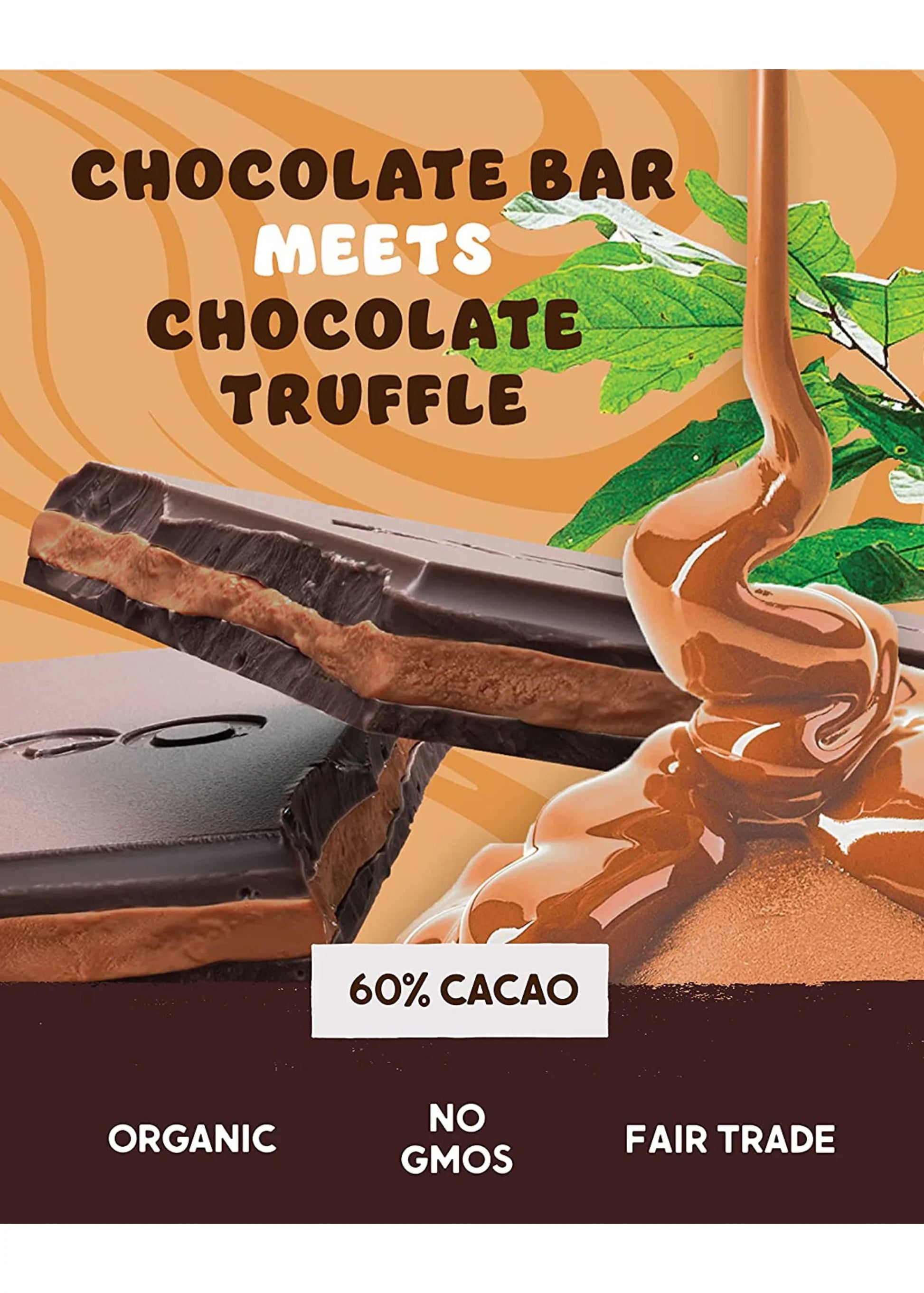 Organic Salted Caramel Dark Chocolate Truffle Thins 84g