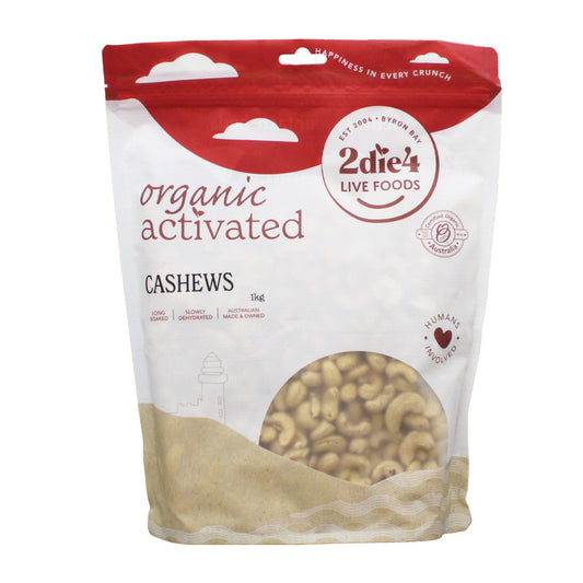 Activated Organic Cashews 1kg