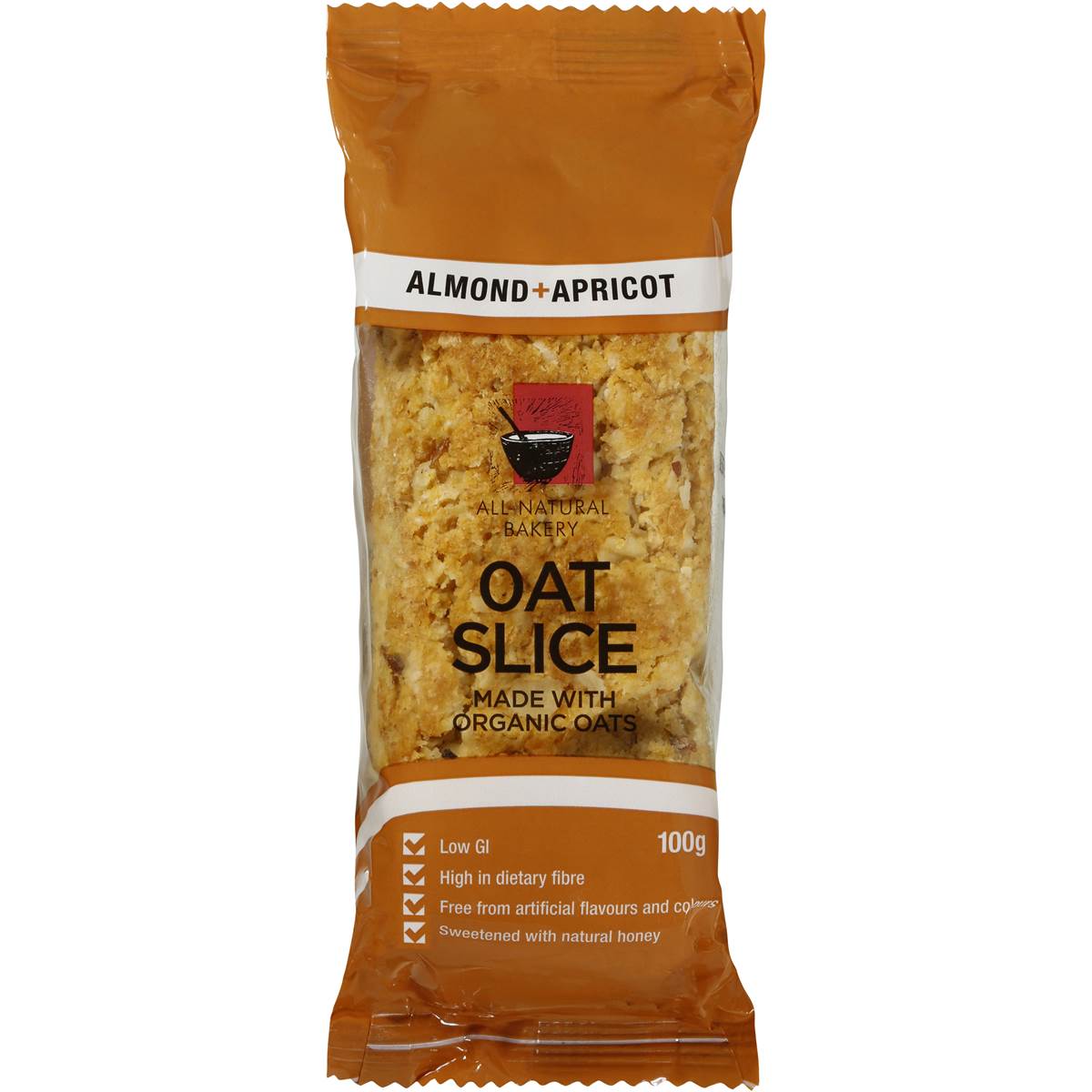 Oat Slice Almond & Apricot 100g