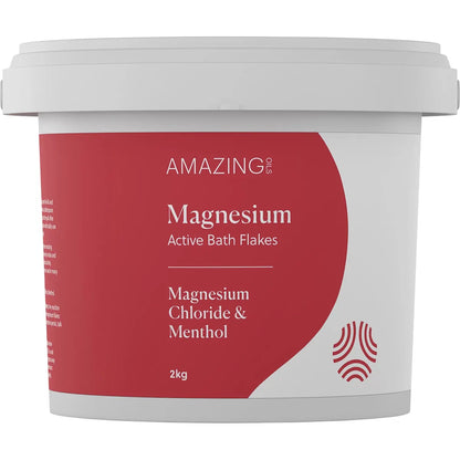 Amazing Oils
Magnesium Active Bath Flakes Mag Chloride & Menthol 2kg
