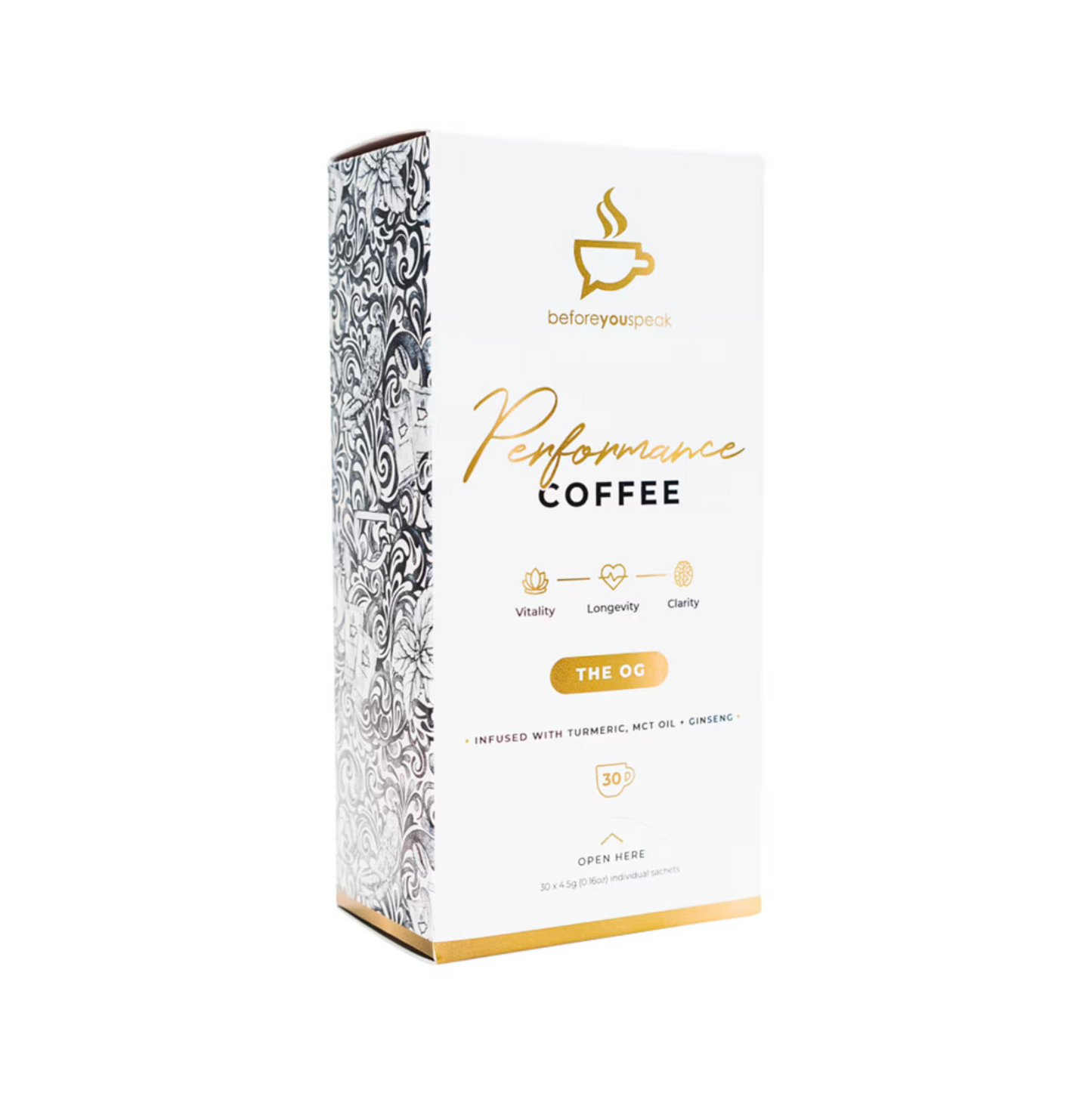 Before You Speak Performance Coffee The OG 4.5g x 30 Pack