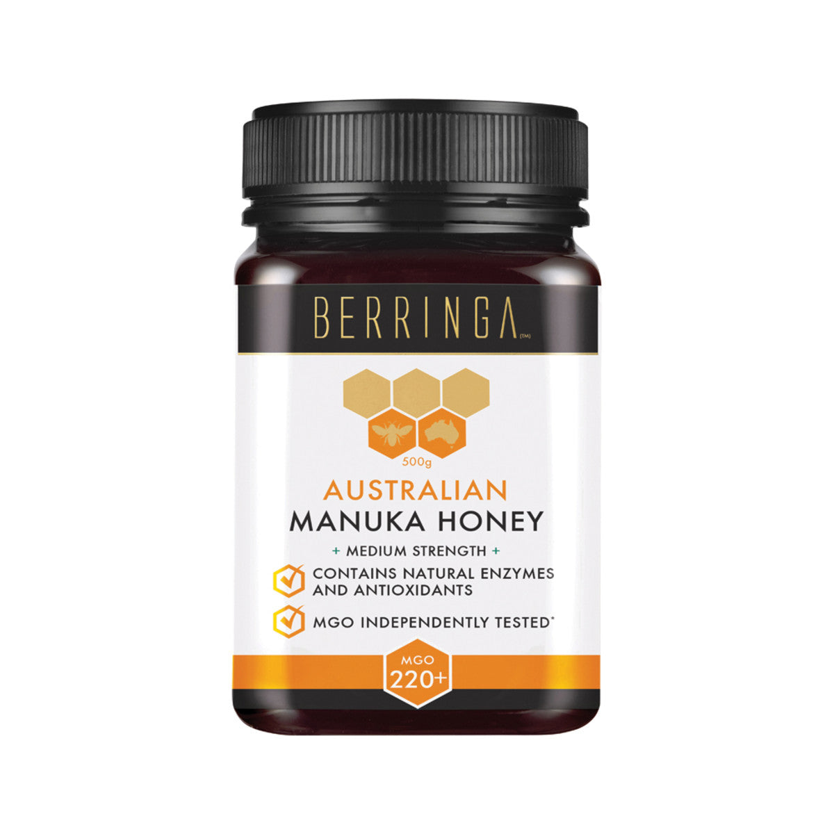 Australian Manuka Honey Medium Strength (MGO 220+) 500g