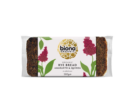 Organic Rye Amaranth & Quinoa Bread 500g