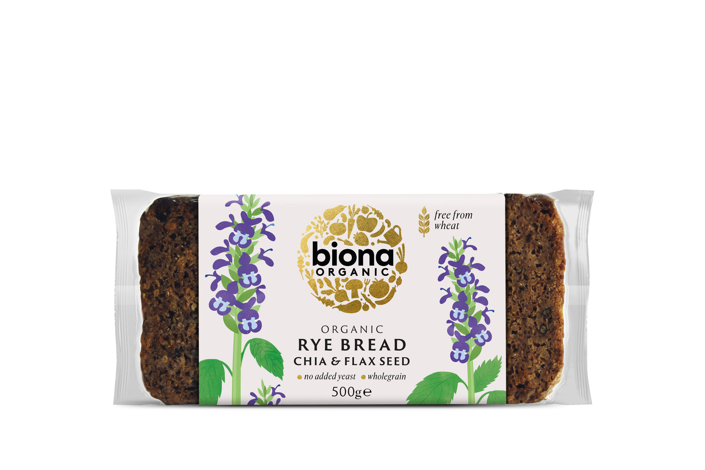 Organic Rye Chia & Flax Seed Bread 500g