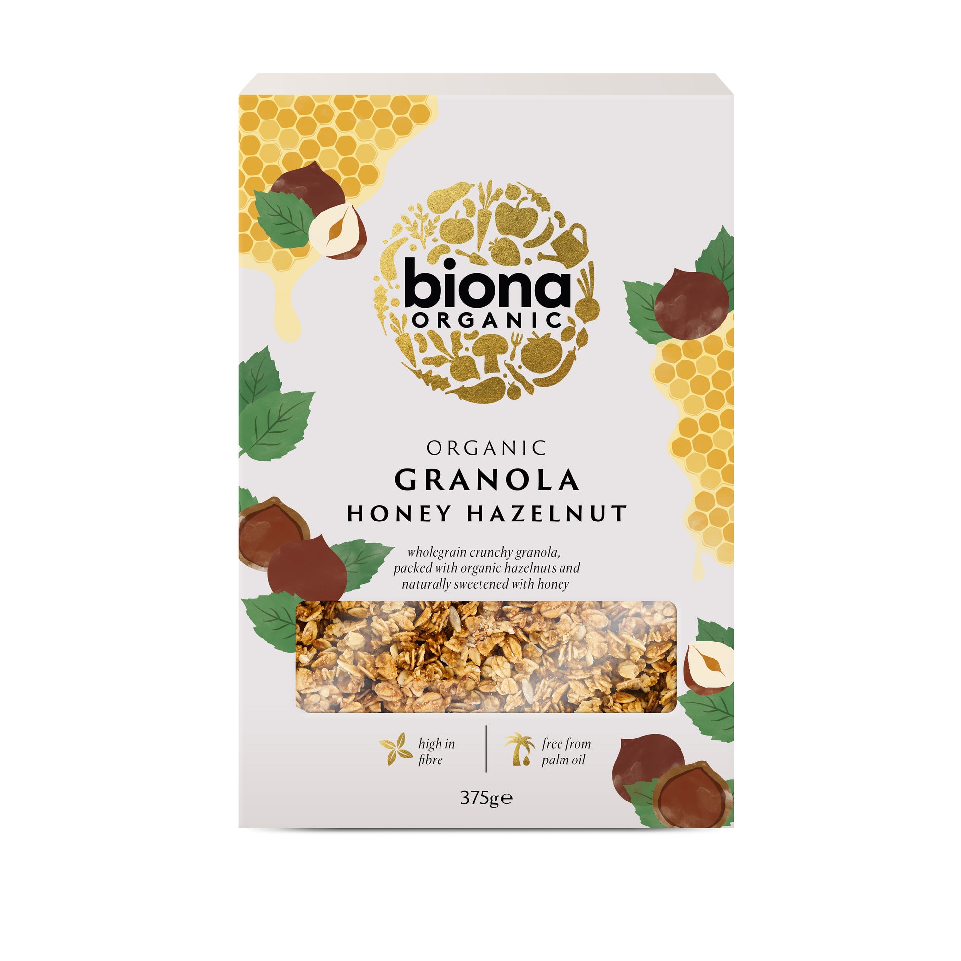 Organic Honey Hazelnut Granola 375g