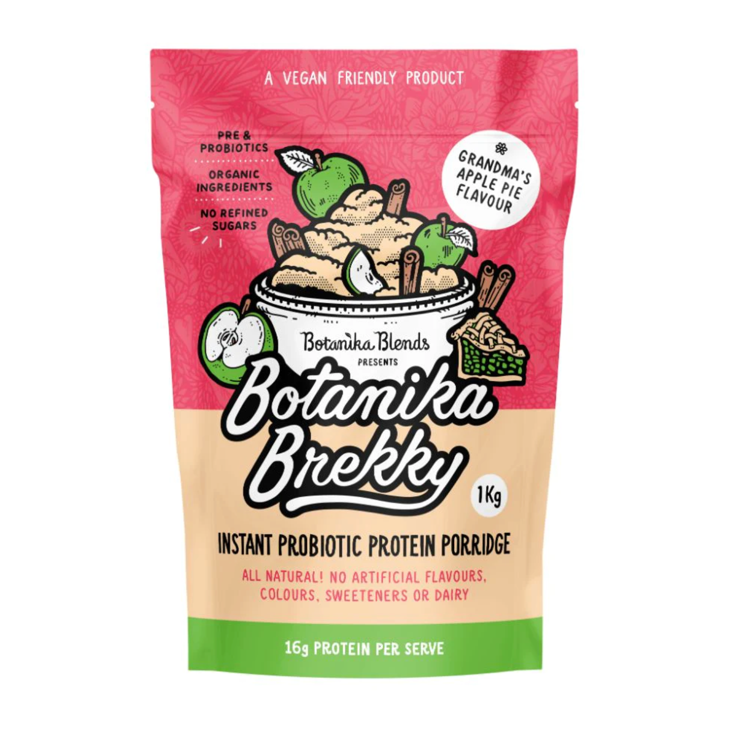 Botanika Blends  Protein Porridge Grandma's Apple Pie