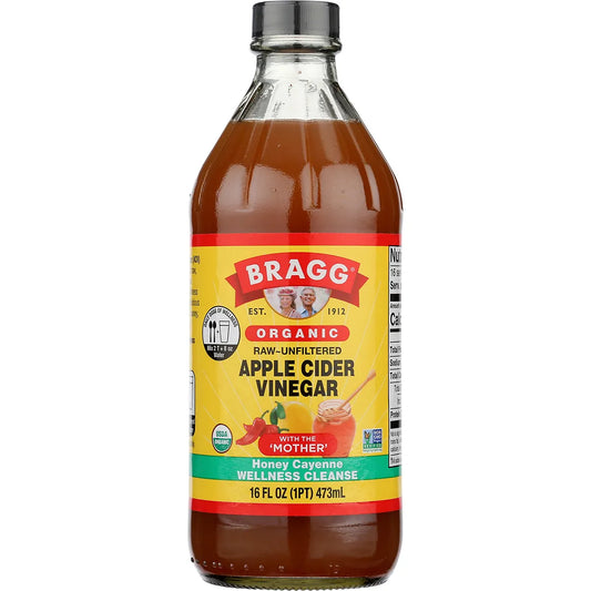 Organic Apple Cider Vinegar Honey Cayenne Wellness Cleanse 473ml