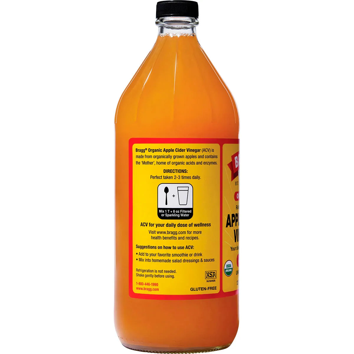 Bragg
Apple Cider Vinegar Unfiltered with The Mother 946ml