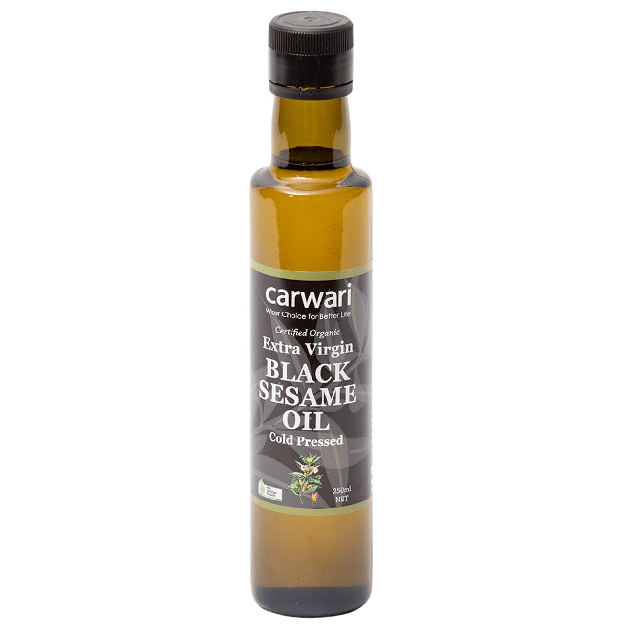 Organic Sesame Oil Black Extra Virgin 250ml