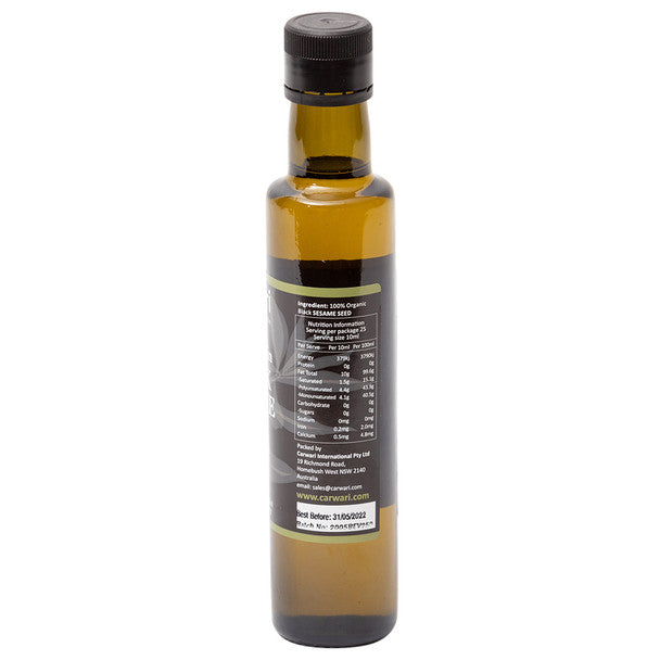 Organic Sesame Oil Black Extra Virgin 250ml