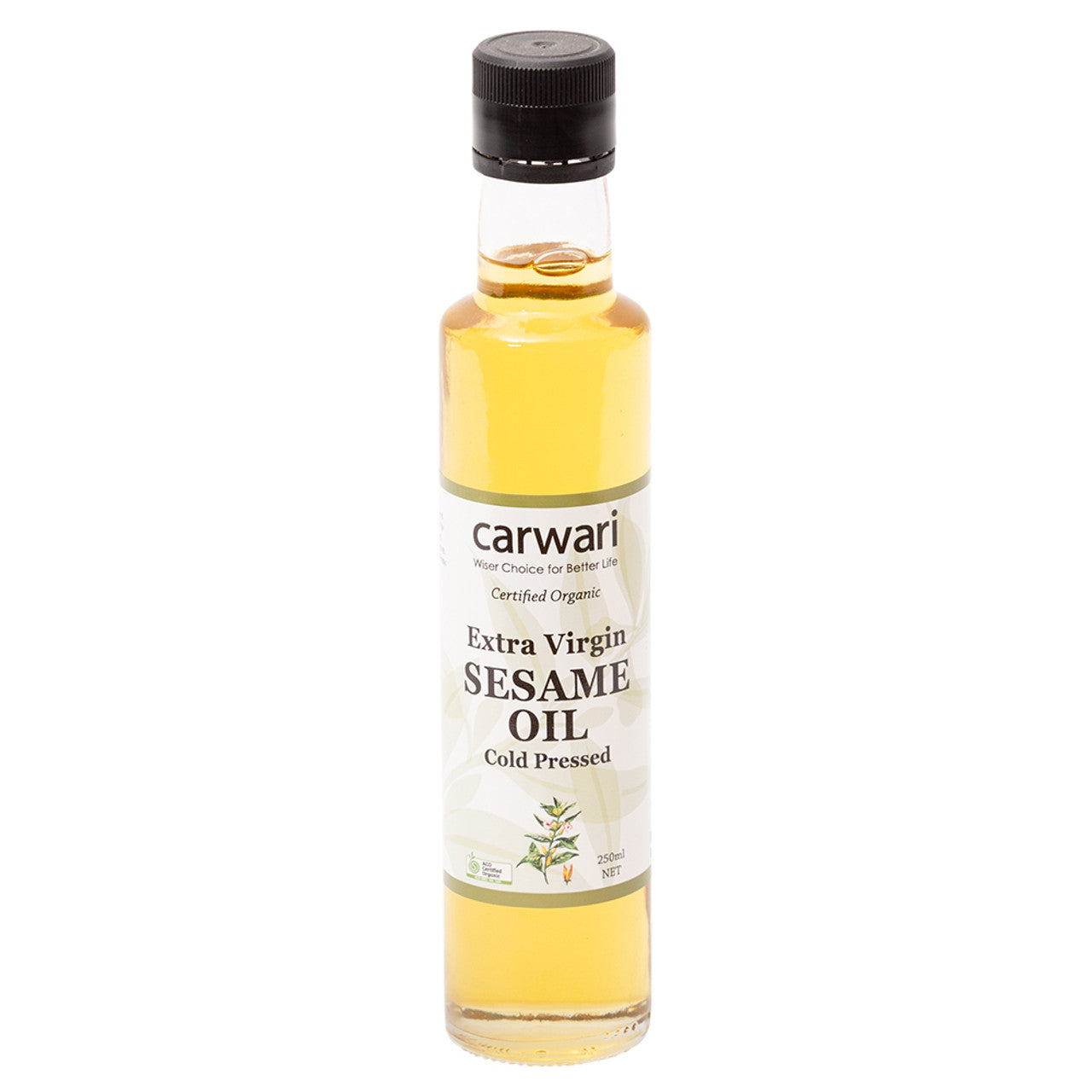 Carwari Organic Sesame Oil Extra Virgin 250ml