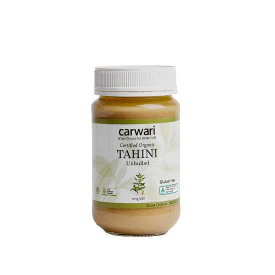 carwari Organic Unhulled Tahini 375g