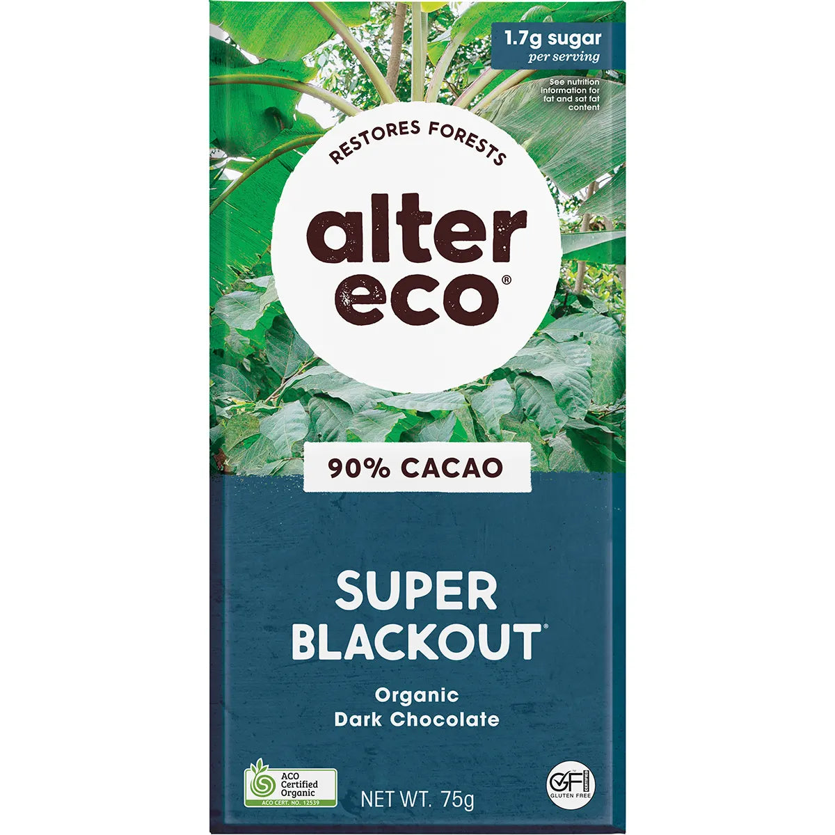 Super Blackout - Organic 90% Dark Chocolate 75g