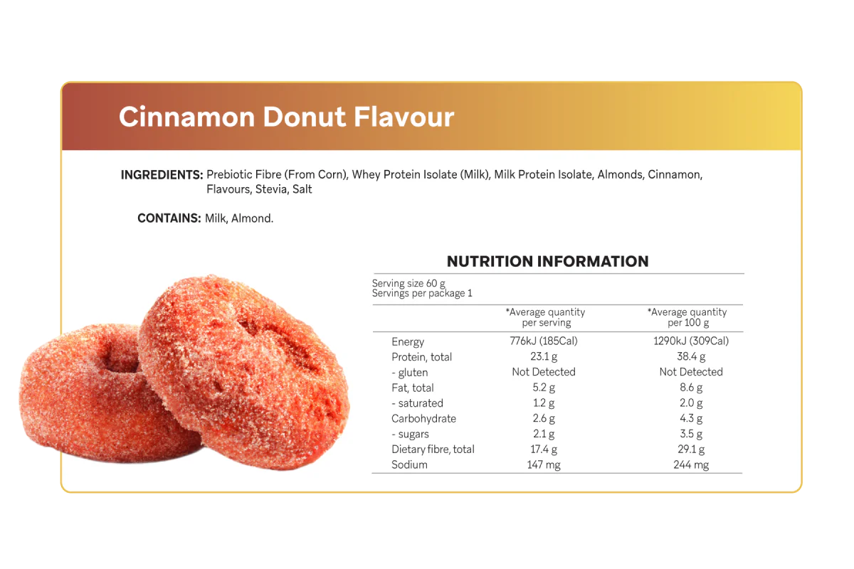 Cinnamon Donut Smart Protein Bar 60g